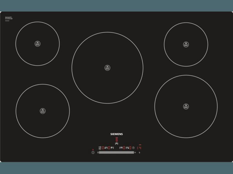 SIEMENS EH801FM17E Elektro-Kochfeld (792 mm breit, 5 Kochfelder)