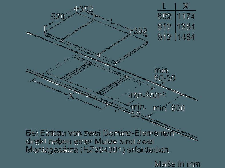 SIEMENS ER326AB70D Gas-Kochfeld (302 mm breit, 1 Kochfelder)