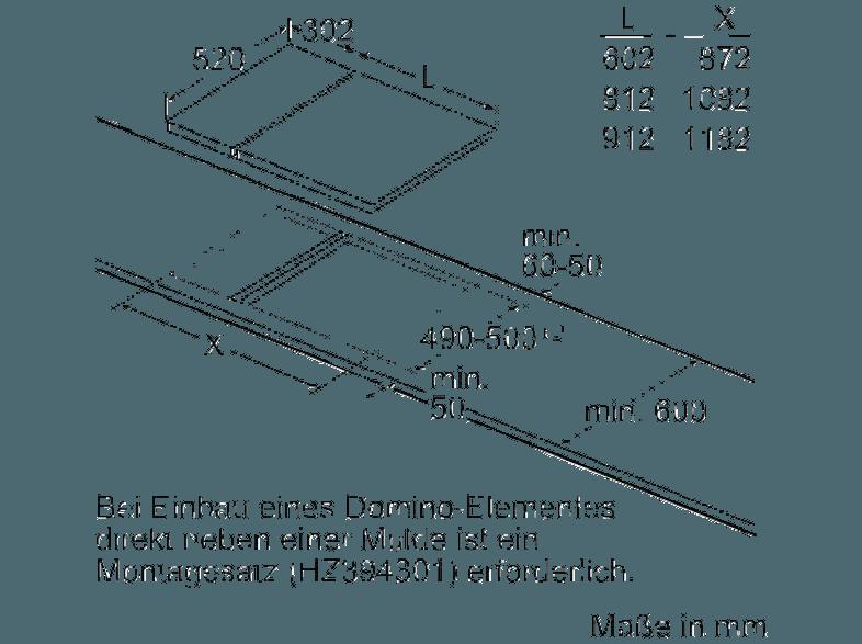 SIEMENS ER326AB70D Gas-Kochfeld (302 mm breit, 1 Kochfelder)