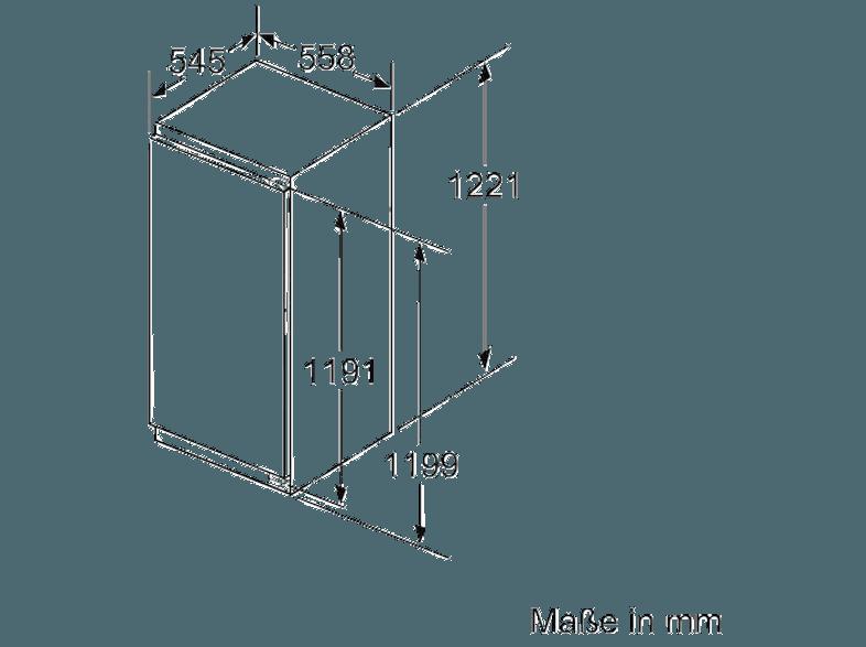 SIEMENS KF42LAF30 Kühlschrank (172 kWh/Jahr, A  , 1221 mm hoch, Weiß)