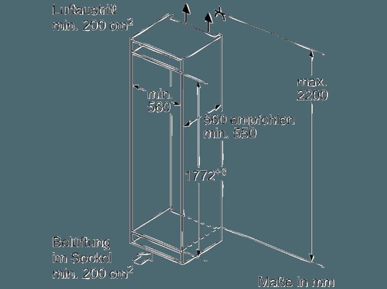 SIEMENS KI85NAD30 Kühlgefrierkombination (232 kWh/Jahr, A  , 1772 mm hoch, Weiß)