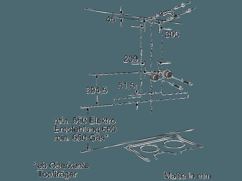 SIEMENS LC98BA542 Dunstabzugshaube (500 mm tief)