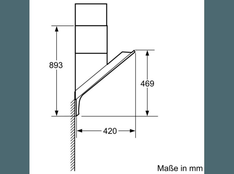 SIEMENS LC98KA570 Dunstabzugshaube (420 mm tief), SIEMENS, LC98KA570, Dunstabzugshaube, 420, mm, tief,