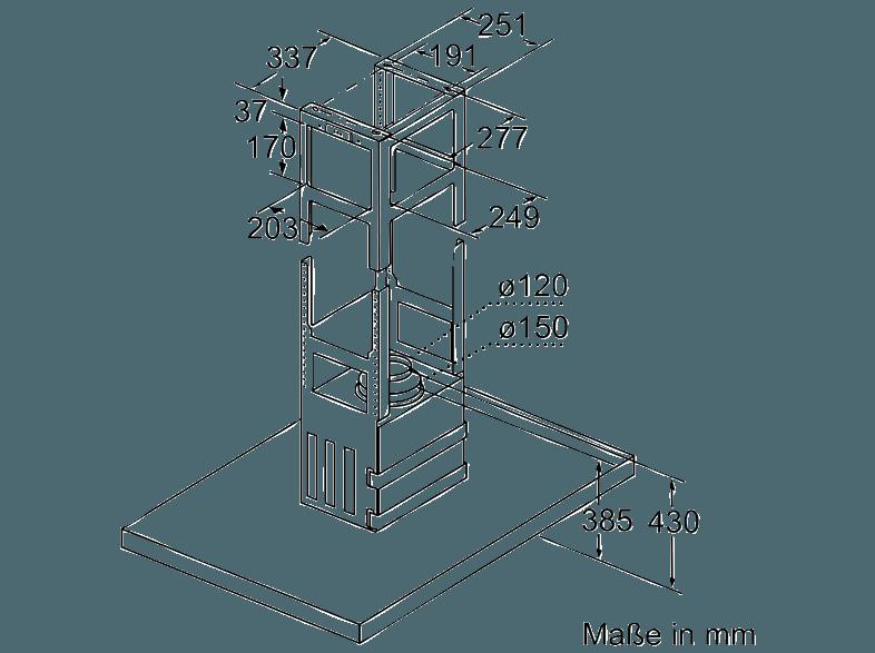 SIEMENS LF28BC542 Dunstabzugshaube (650 mm tief)