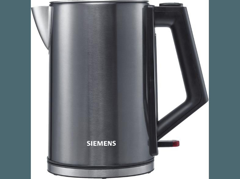 SIEMENS TW71005 Wasserkocher Anthrazit (2200 Watt, 1.7 Liter)