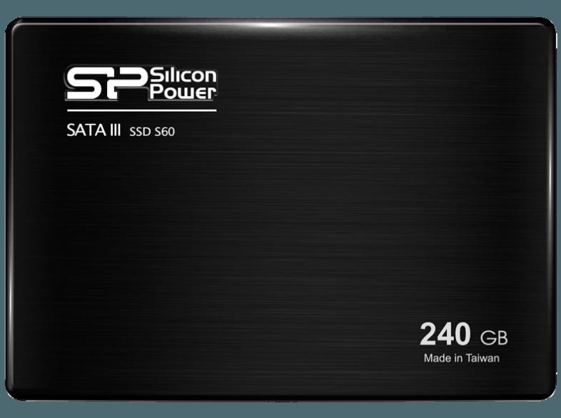 SILICON POWER SP240GBSS3S60S25 S60  240 GB 2.5 Zoll intern, SILICON, POWER, SP240GBSS3S60S25, S60, 240, GB, 2.5, Zoll, intern