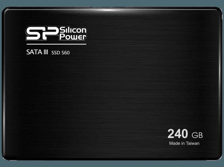 SILICON POWER SP240GBSS3S60S25 S60  240 GB 2.5 Zoll intern, SILICON, POWER, SP240GBSS3S60S25, S60, 240, GB, 2.5, Zoll, intern