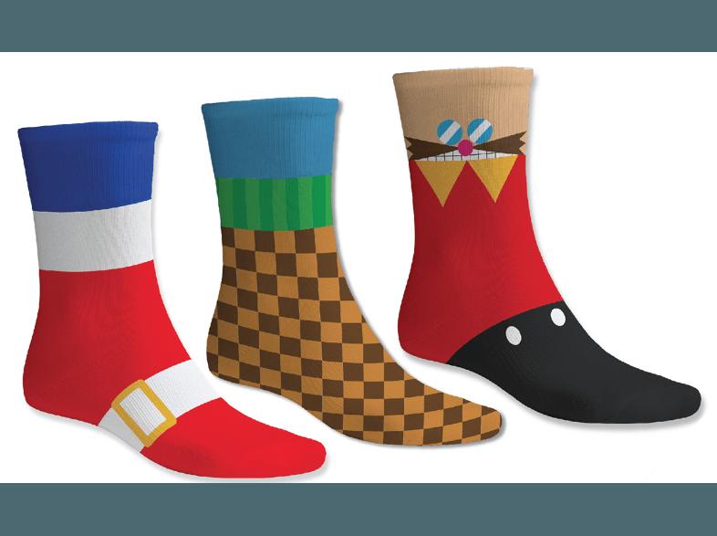 Sonic the Hedgehog Socken 3 Paar, Sonic, the, Hedgehog, Socken, 3, Paar