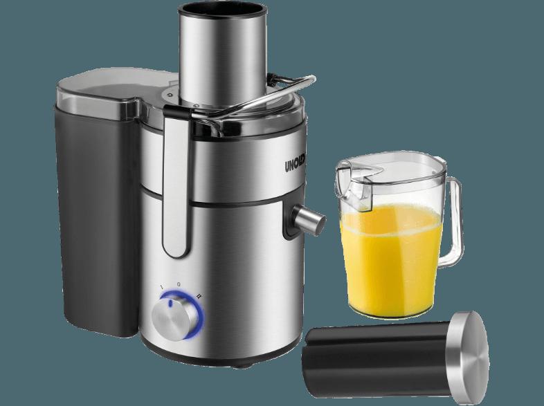 UNOLD 78245 Saft Bar Entsafter (800 Watt, Edelstahl)