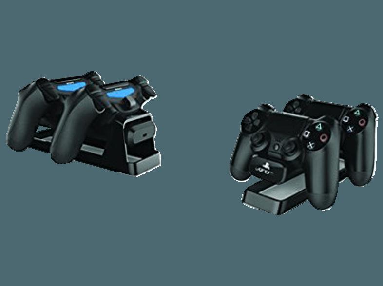 VENOM PS4 Dual Charging Stand & Battery Pack - schwarz (inkl. 2 Akku Packs)