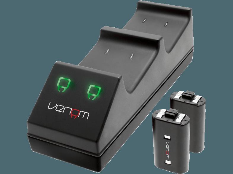 VENOM Xbox One Twin Docking Station - Ladegerät inkl. 2 wiederaufladbaren Akkus, VENOM, Xbox, One, Twin, Docking, Station, Ladegerät, inkl., 2, wiederaufladbaren, Akkus