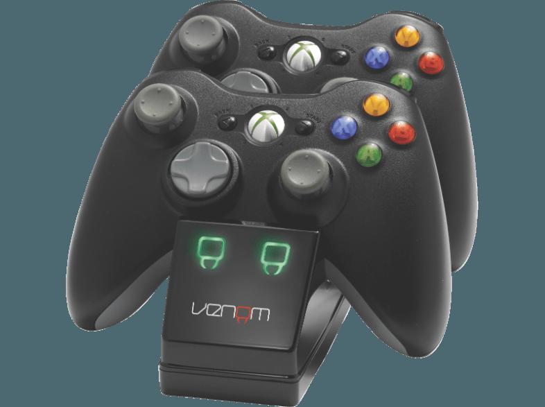 VENOM Xbox360 Twin Docking Station - Ladegerät inkl. 2 Akku-Packs