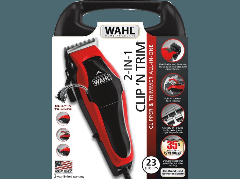 WAHL 79900-2116 Netzhaarschneider Schwarz/Rot (Netzbetrieb), WAHL, 79900-2116, Netzhaarschneider, Schwarz/Rot, Netzbetrieb,