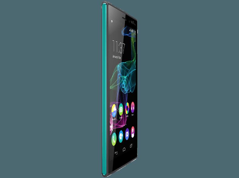 WIKO Ridge 4G 16 GB Schwarz/Türkis Dual SIM