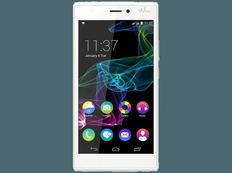 WIKO Ridge 4G 16 GB Weiß/Champagner Dual SIM, WIKO, Ridge, 4G, 16, GB, Weiß/Champagner, Dual, SIM