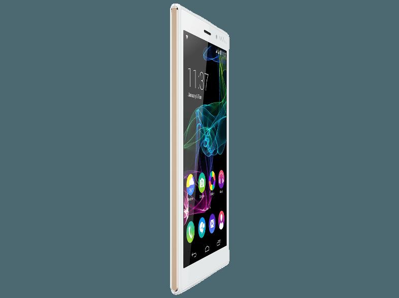 WIKO Ridge 4G 16 GB Weiß/Champagner Dual SIM