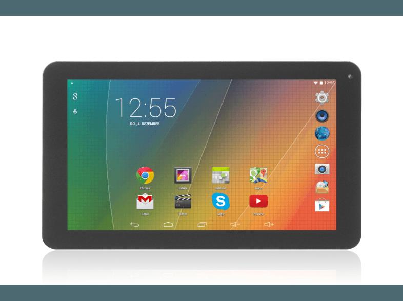 XORO Pad 9A2 8 GB  Tablet-PC Front schwarz, Rückseite weiss