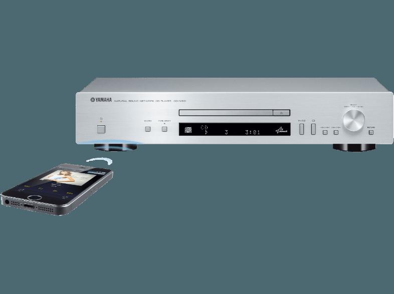 YAMAHA CD-N301 CD Spieler (Silber)