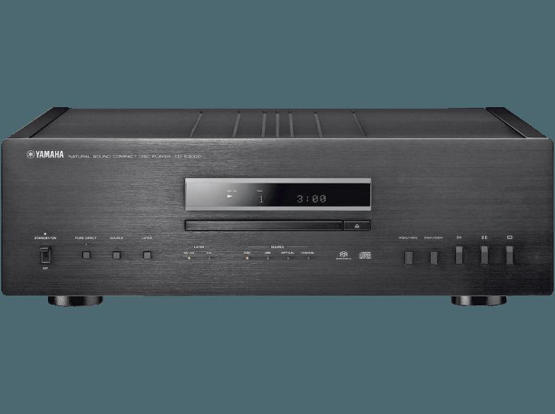 YAMAHA CD-S3000 SACD-Player mit USB DAC (Schwarz), YAMAHA, CD-S3000, SACD-Player, USB, DAC, Schwarz,