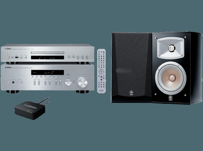 YAMAHA HiFi-Pack 301 5.1 Heimkino-System (iPod Steuerung, Silber)