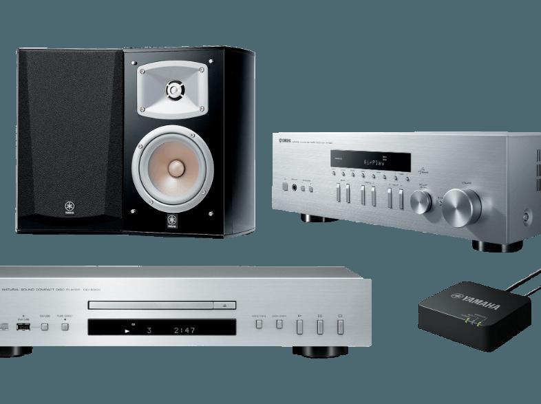 YAMAHA HiFi-Pack 301 5.1 Heimkino-System (iPod Steuerung, Silber)