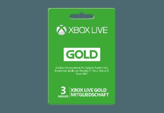 3 Monate Xbox Live Gold-Mitgliedschaft