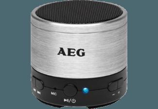 AEG. BSS 4826 Bluetooth-Lautsprecher Alu/Silber, AEG., BSS, 4826, Bluetooth-Lautsprecher, Alu/Silber