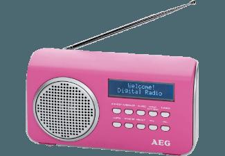 AEG. DAB 4130  (PLL Tuner, UKW, DAB, DAB , Pink)