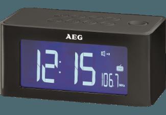 AEG. MRC 4140 I Uhrenradio (UKW, UKW, Schwarz)