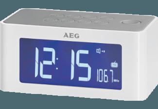 AEG. MRC 4140 I Uhrenradio (UKW, UKW, Weiß), AEG., MRC, 4140, I, Uhrenradio, UKW, UKW, Weiß,