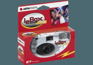 AGFA LE Box 400-27 mit Blitz Einwegkamera Einwegkamera Weiß
