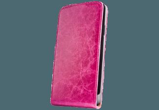 AGM Echtleder Flipcase für iPhone 4/4s pink Case iPhone 4/4S