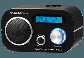 ALBRECHT DR 80-D  (Digital, UKW, DAB, DAB , Schwarz)