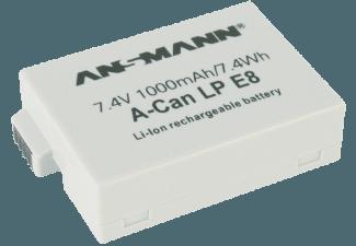 ANSMANN 5044853 A-Can LPE8 Akku für Canon (Li-Ion, 7.4 Volt, 1000 mAh)