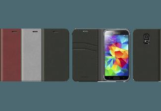 ANYMODE ANY-FAAY012KBG Flip Case Diary Case Hochwertige Echtledertasche Galaxy S5 mini