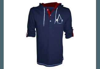 Assassin's Creed Unity Langarm Shirt Größe M blau