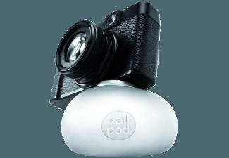 BALLPOD 537001 Silikonball Stativ, Weiß, (Ausziehbar bis 80 mm)