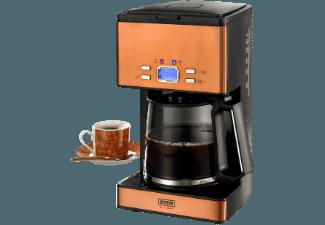 BEEM D2001.115 Nobilis Kaffeemaschine Kupfer (hochtemperierte Glaskanne mit Volumenskalierung)