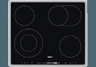 BEKO HIC 64503 TX Elektro-Kochfeld (580 mm breit, 4 Kochfelder), BEKO, HIC, 64503, TX, Elektro-Kochfeld, 580, mm, breit, 4, Kochfelder,