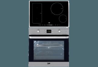 BEKO OSM 22322 X Backofenset (Einbaugerät, A, 65 Liter, Backofen: 594 mm Kochfeld: 580 mm breit)