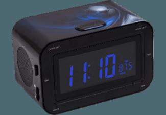 BIGBEN RR30 - Soccer Radiowecker (Stereo-Tuner, MW, UKW, blau/schwarz)