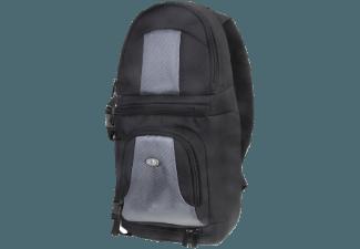 BILORA 4092 Arosa Swing Tasche für Spiegelreflexkamera mit Objektiv und Zubehör (Farbe: Schwarz/Grau)