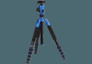 BILORA TN 255-2 Twister Neo Dreibein Stativ, Blau, (Ausziehbar bis 1480 mm)