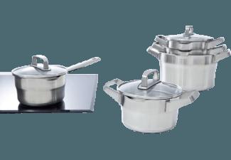 BK COOKWARE B4430.005 Premium 5-tlg. Kochtopf-Set-5-teilig (18/10 Edelstahl, Glas)