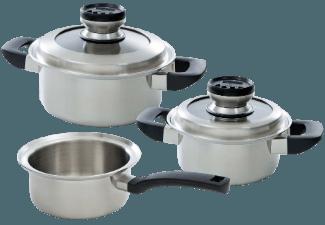 BK COOKWARE B5001.003 Innovita 3-tlg. Topf-Set 3-teilig (Silber), BK, COOKWARE, B5001.003, Innovita, 3-tlg., Topf-Set, 3-teilig, Silber,