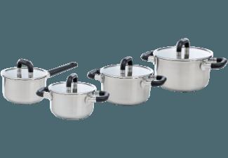 BK COOKWARE B5810.004 Reflex 4-tlg. Kochtopf-Set-4-teilig (18/10 Edelstahl, Glas)