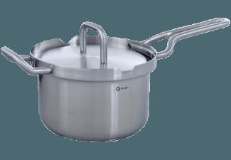 BK COOKWARE B9790.626 Q-Linair Master inkl. Deckel Stielkasserolle mit Deckel (18/10 Edelstahl, 18/0 Edelstahl), BK, COOKWARE, B9790.626, Q-Linair, Master, inkl., Deckel, Stielkasserolle, Deckel, 18/10, Edelstahl, 18/0, Edelstahl,