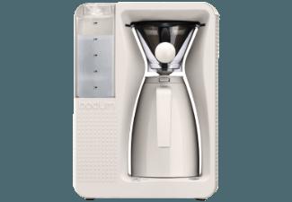 BODUM 11001-913 Bistro Kaffeemaschine Weiß (Thermokanne)