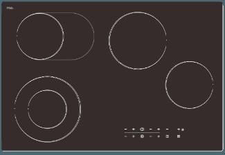 BOMANN EBK 958 Elektro-Kochfeld (770 mm breit, 4 Kochfelder)
