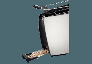 BOSCH TAT 6801 Toaster Silber/Schwarz (900 Watt, Schlitze: 1 Für 1 lange Brotscheibe, Für 2 Scheiben Toast), BOSCH, TAT, 6801, Toaster, Silber/Schwarz, 900, Watt, Schlitze:, 1, 1, lange, Brotscheibe, 2, Scheiben, Toast,